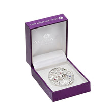Load image into Gallery viewer, SILVER PLATE TREE OF LIFE BROOCH AST COLOURS