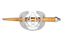 Load image into Gallery viewer, LARGE CELTIC TRINITY HAIRSLIDE
