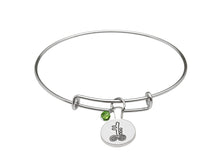 Load image into Gallery viewer, SILVER PLATE MAY ASTROLOGY BANGLE