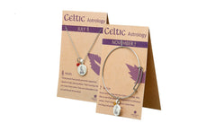Load image into Gallery viewer, SILVER PLATE APRIL ASTROLOGY BANGLE