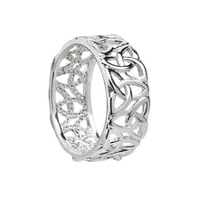 Load image into Gallery viewer, SILVER PLATE TRINITY RING