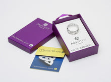 Load image into Gallery viewer, SILVER PLATE TRINITY RING
