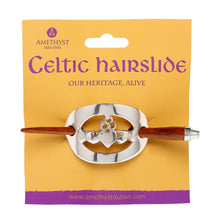 Load image into Gallery viewer, SMALL CLADDAGH HAIRSLIDE
