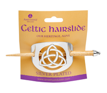 Load image into Gallery viewer, SMALL CELTIC TRINITY  HAIRSLIDE
