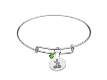 Load image into Gallery viewer, SILVER PLATE MAY ASTROLOGY BANGLE
