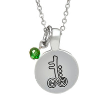 Load image into Gallery viewer, SILVER PLATE MAY ASTROLOGY PENDANT

