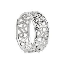Load image into Gallery viewer, SILVER PLATE TRINITY RING
